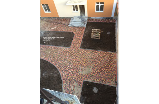 Cтоимость укладки тротуарной плитки за квадратный метр в СПб, мощение тротуарной плиткой